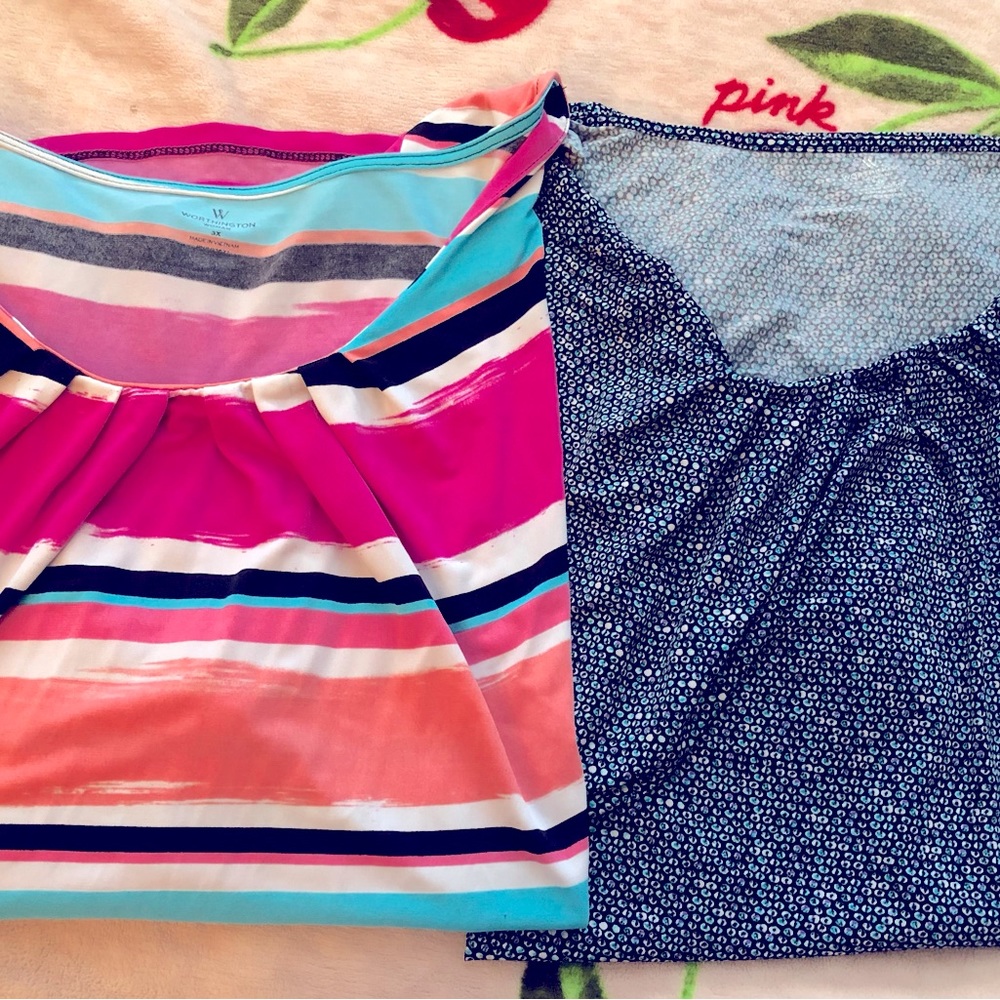 2 Piece Worthington Top Lot 3X Women’s Plus
